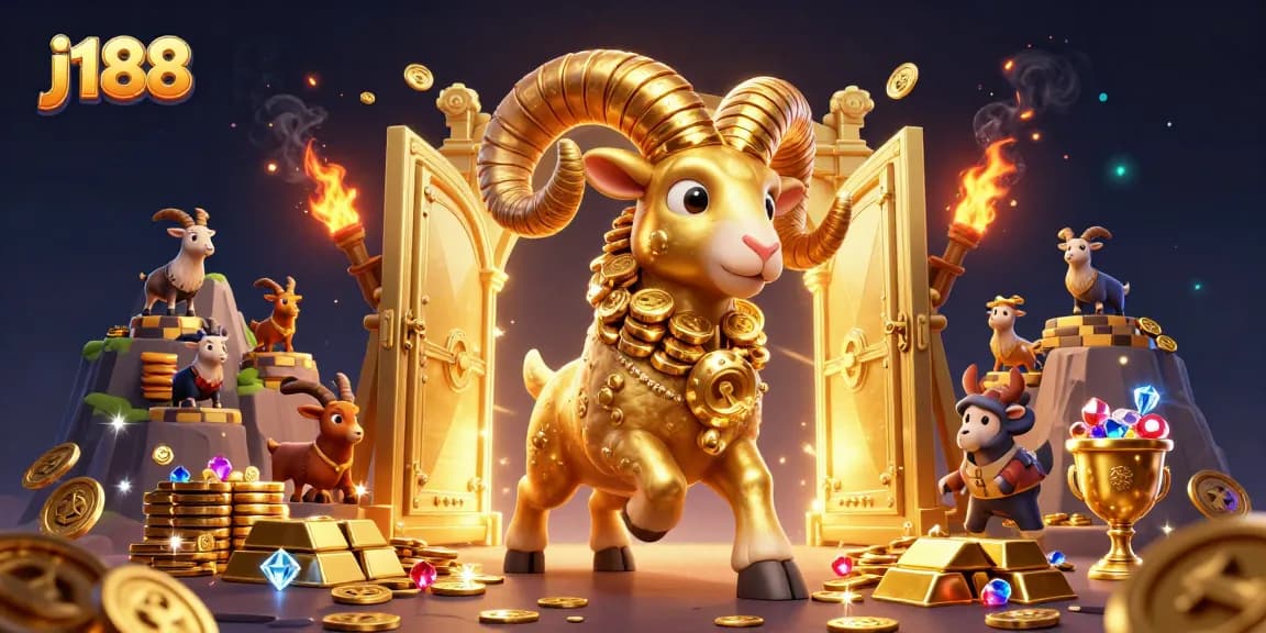 Experience the thrills of j188's online casino games with stunning visuals, golden themes, and dynamic excitement.