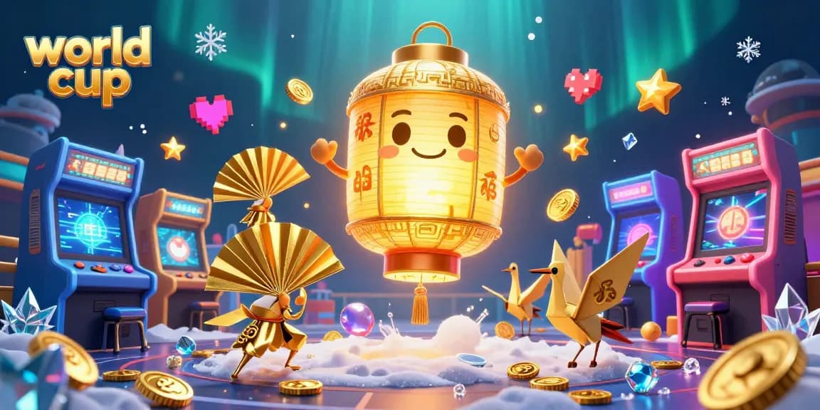 Bet on the world cup with characters celebrating a vibrant casino atmosphere filled with excitement.