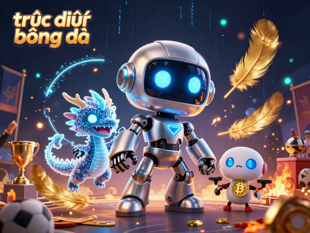 Experience live football with "trực tiếp bóng đá" in an action-packed 3D gaming scene blending sports and technology.