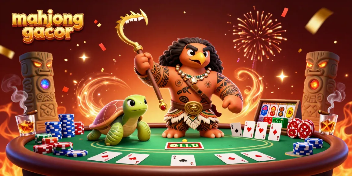 Engage in thrilling gameplay with mahjong gacor's colorful casino elements and dynamic characters.