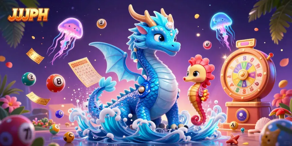 Experience thrilling gameplay at JJJPH with vibrant lottery and bingo elements capturing the casino spirit.
