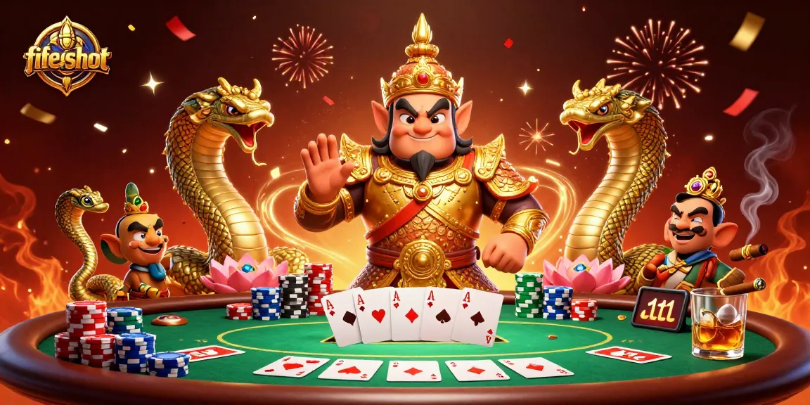 Experience fiveshot's vibrant online casino action with dynamic characters and rich gambling elements.
