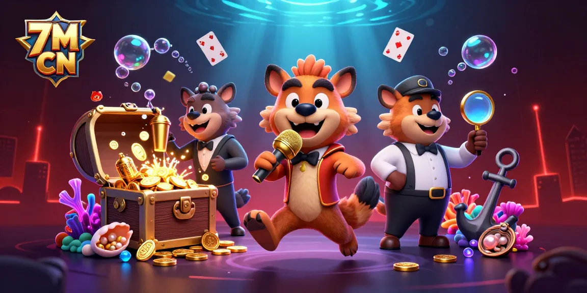 Experience vibrant gambling action with 7M CN at a lively casino scene featuring hyenas
